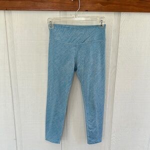 Beyond Yoga Cropped Blue Leggings